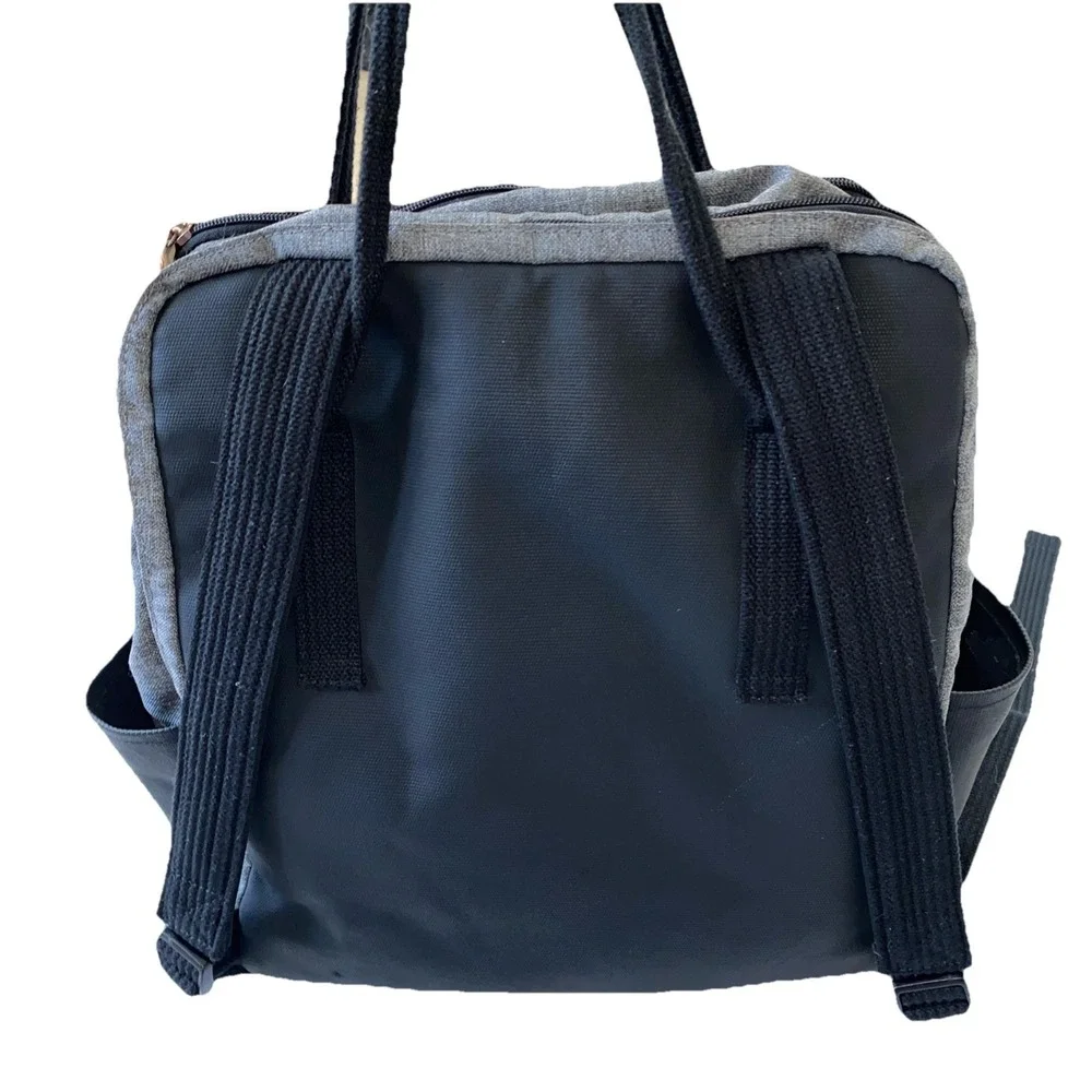 Baby Bag Petunia Pickle Bottom Diaper Mom Dad Backpack Gray Black Minimal